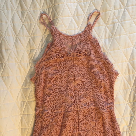 Pink Lace Free People Dress size XS - Picture 1 of 5